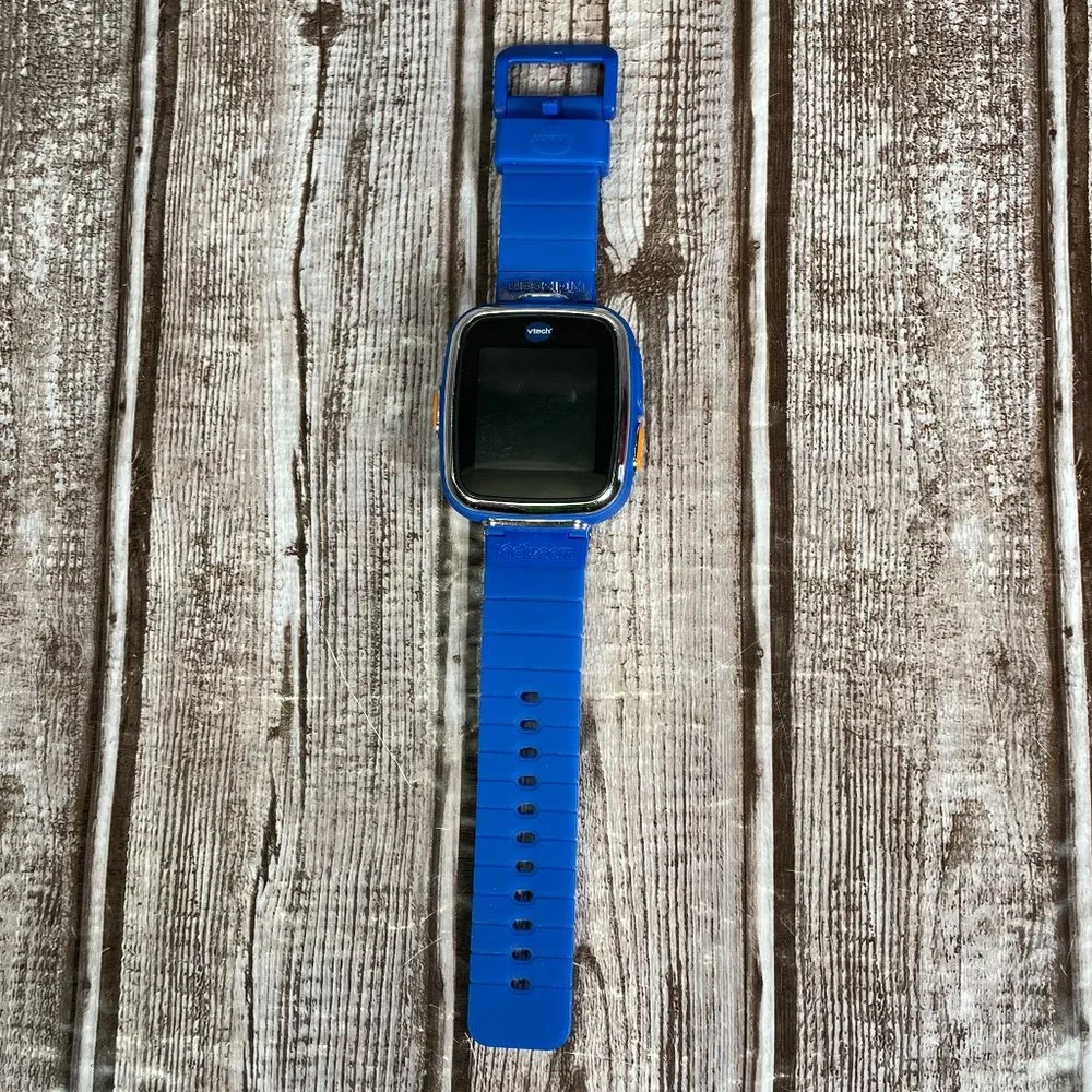 VTECH 1716 Kidizoom Smart Watch With Camera Blue No Cord WORKS